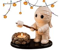 Cute Campfire Shape Tea Light Candle Holder Creates Warming Ambient FL