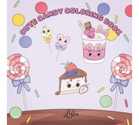 Cute candy coloring book