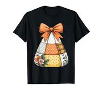 Cute Candy Corn Halloween Candy Fall Funny Family Costume Camiseta