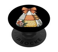 Cute Candy Corn Halloween Candy Fall Funny Family Costume PopSockets PopGrip Adhesivo