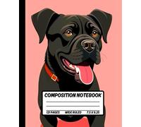 Cute Cane Corso Composition Notebook Wide Ruled: A Regal and Protective Cane Corso With a Commanding Presence