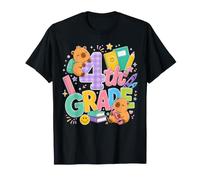 Cute Capybara 4th Grade Back To School Fourth Grader Teacher Camiseta