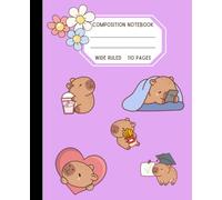 Cute Capybara Composition Notebook