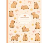 Cute Capybara Composition Notebook: Find Your Favorite Animal Series | 110 Wide-Ruled Pages for School, Writing, Notes, and Journaling