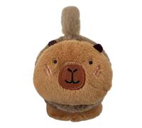 Cute Capybara Earmuffs - Plush Winter Ear Protector, Soft and Warm Cartoon Capybara Earmuffs for Commuting Outdoor Activities, Winter Sports, Skiing, Ice Skating |Covers Ear for Ladies Youth Girl Boy