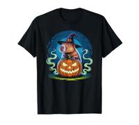 Cute Capybara Halloween Costume Spooky Pumpkin Camiseta