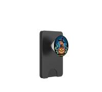 Cute Capybara Halloween Costume Spooky Pumpkin PopSockets PopWallet para MagSafe