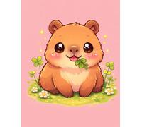 Cute Capybara Notebook: A Cute Kawaii Lined Notebook for Notes, Journaling, and Happy Thoughts