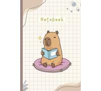 Cute Capybara Reading Notebook | 120 Lined Pages | Kawaii Animal Journal | 6" x 9": Cozy Capybara Diary for School Notes & Everyday Writing