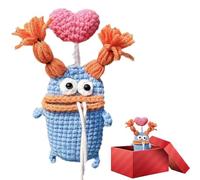 Cute Car Key Case - Key Fob Pouch | Crochet Big Sausage Mouth Key Case Holder | Travel Safe Lock Bag For Sausage Mouth Vehicle Key Holder Handmade All-Around Protection Function
