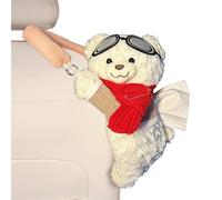 Cute Car Tissue Box Cover - Plush Bear Vehicle Interior Holder