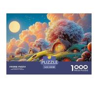 Cute Cartoon 1000 Piezas Cartulina Premium Rompecabezas DIY Cute House Antiestrés Juego Creativo Rompecabezas para Adultos Y Niños 52x38cm/1000pcs