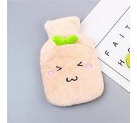 Cute Cartoon Animal Design Hand Warmer for Cats - Portable and Reusable - Anti-scalding Hot Water Bottle - Soft Velvet Case Included - Color: C - Size: 1