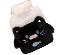 Cute Cartoon Animal Hot Water Bottle, Animal Shaped Hot Water Bag, Plush Cover Hot Water Pack, Removable Hand and Feet Warmer, Multifunctional Heating Pad for Indoor and Outdoor Use