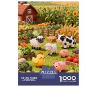 Cute Cartoon Animals 1000 Piezas Rompecabezas De Cartón Animales de Anime Lindos Rompecabezas Adultos Rompecabezas Educativo Rompecabezas Familiar Regalo para Amantes De Los Rompecabeza