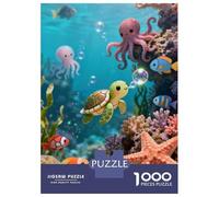 Cute Cartoon Animals 1000 Piezas Rompecabezas De Cartón Animales de Anime Lindos Rompecabezas Adultos Rompecabezas Educativo Juegos Familiares para La Noche Regalo para Los Amantes del