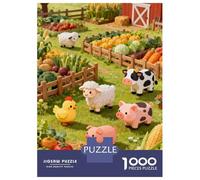 Cute Cartoon Animals 1000 Piezas Rompecabezas De Cartón Animales de Anime Lindos Rompecabezas Rompecabezas para Adultos Rompecabezas Educativos Rompecabezas Familiares Romp