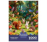 Cute Cartoon Animals 1000 Piezas Rompecabezas De Cartón Animales de Anime Lindos Rompecabezas Rompecabezas para Adultos Rompecabezas Educativos Rompecabezas para Familias Rompecabezas De Nav