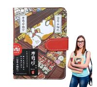 Cute Cartoon Cat Notebook with Magnetic - Japanese Student Diary Jig