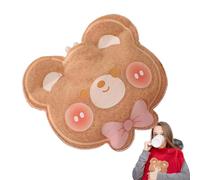 Cute Cartoon Heated Water Bottle, Hot Water Bottle with Cover, Warm Stuffed Animal Water Bottle, Heatable Stuffed Animal Water Bag, Stuffed Animal with Heat Pack, Soft Heated Water Bottle for Student