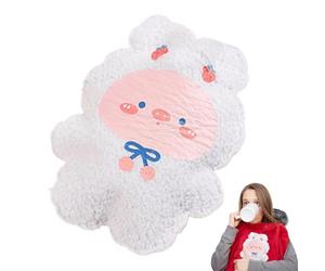 Cute Cartoon Heated Water Bottle, Hot Water Bottle with Cover, Warm Stuffed Animal Water Bottle, Heatable Stuffed Animal Water Bag, Stuffed Animal with Heat Pack, Soft Heated Water Bottle for Student