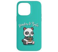 Cute Cartoon Mens Womens Kids Girls Bubble Boba Tea Panda Carcasa para iPhone 14 Pro MAX