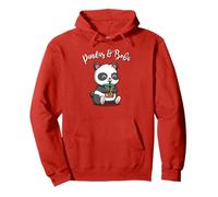 Cute Cartoon Mens Womens Kids Girls Bubble Boba Tea Panda Sudadera con Capucha