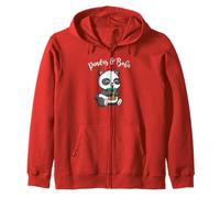Cute Cartoon Mens Womens Kids Girls Bubble Boba Tea Panda Sudadera con Capucha