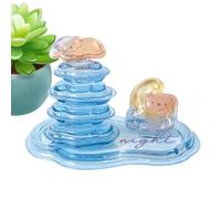 Cute Cartoon Stickers, Animals Decor Set Kit, Layered Stack Design with Strong Adhesion, Sturdy PVC Sticker Pack Set, Creative Decoration Kit with Playful Style, Surfaces Decor for Kids Teens