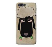 Cute Cartoon Unsleep Black Sheep Funda Carcasa Case para OnePlus 5