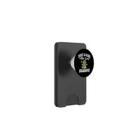 Cute Cartoon Womens Just A Girl Who Loves Kawaii Dragon PopSockets PopWallet para MagSafe
