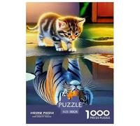 Cute Cat 1000 Piece Jigsaw Puzzle for Adults and Families - Complex Cognitive Game 38x26cm/1000pcs