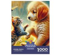 Cute Cat 1000 Piece Jigsaw Puzzle for Adults and Families - Complex Cognitive Game 70x50cm/1000pcs
