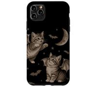 Cute Cat Bat Wing 90s Vintage Halloween Fairycore Graphic Carcasa para iPhone 11 Pro MAX