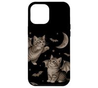 Cute Cat Bat Wing 90s Vintage Halloween Fairycore Graphic Carcasa para iPhone 12 Pro MAX