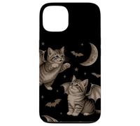 Cute Cat Bat Wing 90s Vintage Halloween Fairycore Graphic Carcasa para iPhone 13