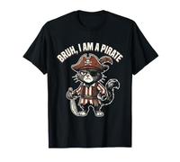 Cute Cat Bruh Feline Sailor Argh Spooky Ocean Party Flag Camiseta