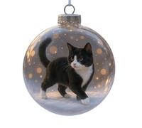 Cute Cat Christmas Ornaments Collection - Animal Tree Decorations Set for Holiday Home Décor (08)