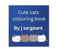 Cute cat colouring book