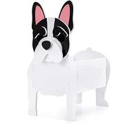 Cute Cat Dog Planter Plant Pots, Detachable Design Animal Shaped Cartoon Planter, Small Succulent Handmade Plant Pot Indoor Outdoor Home Kitchen Desk Garden Decor(French Bulldog)