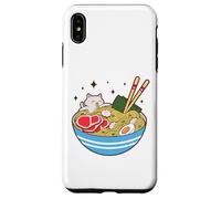 Cute Cat Eating Ramen Bowl Kawaii Food Carcasa para iPhone XS MAX