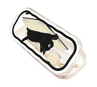 Cute Cat Eyeglass Case - Women’s Hard Shell Cute Cat Transparent Box, Portable Protective Glasses Storage Case | for Kids Adults, Money Key Cards, Travel, Driving, Office, School, Indoor Outdoor
