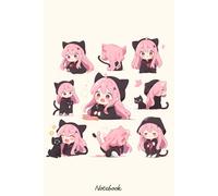Cute Cat Girl Notebook: 120 Pages | 6 x 9 Size | Journal College Ruled Notebook | Gift