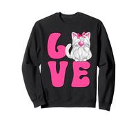 Cute Cat GNOME For Women and Pink Cat Mom Who Loves Cats Sudadera