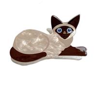 Cute Cat Hair Claw Clip - Small Funny Hairgrips for Women & Girls, Decorative Cat Har Clips for Short & Long Hir, Non-Slip Mini Hir Catch Claw Barrette Accessory