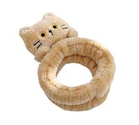 Cute Cat Headband - Skincare Hair Band for Washing Face | Flannel Polyester with, 5x18cm Size, Soft Makeup Spa Accessory, Beauty Party Home Bath Routine Organizer