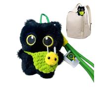 Cute Cat Keychain, Hangable Keyring Animal, Kitty Keychain with Durable Build, Compact Pet Keyring, Cat Key Ring with Playful Design, Gift Tool for Women Men Home Bag, verde, riferimento alla