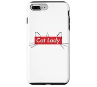 Cute Cat Lady Graphic Carcasa para iPhone 7 Plus/8 Plus
