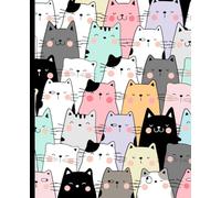 Cute Cat Lined Notebook / Journal: Decorative Cover with 120 pages, college ruled lined paper, 7.5 in x 9.25 in - purr-fect for school, office, or home