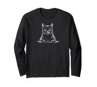 Cute Cat Lover Design for Cat Mom Feline Kitten Manga Larga